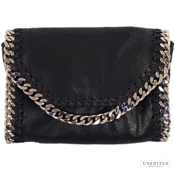 Class & Crass Handbags - NWT - Shaggy Deer Chain Detailed Mini Wallet